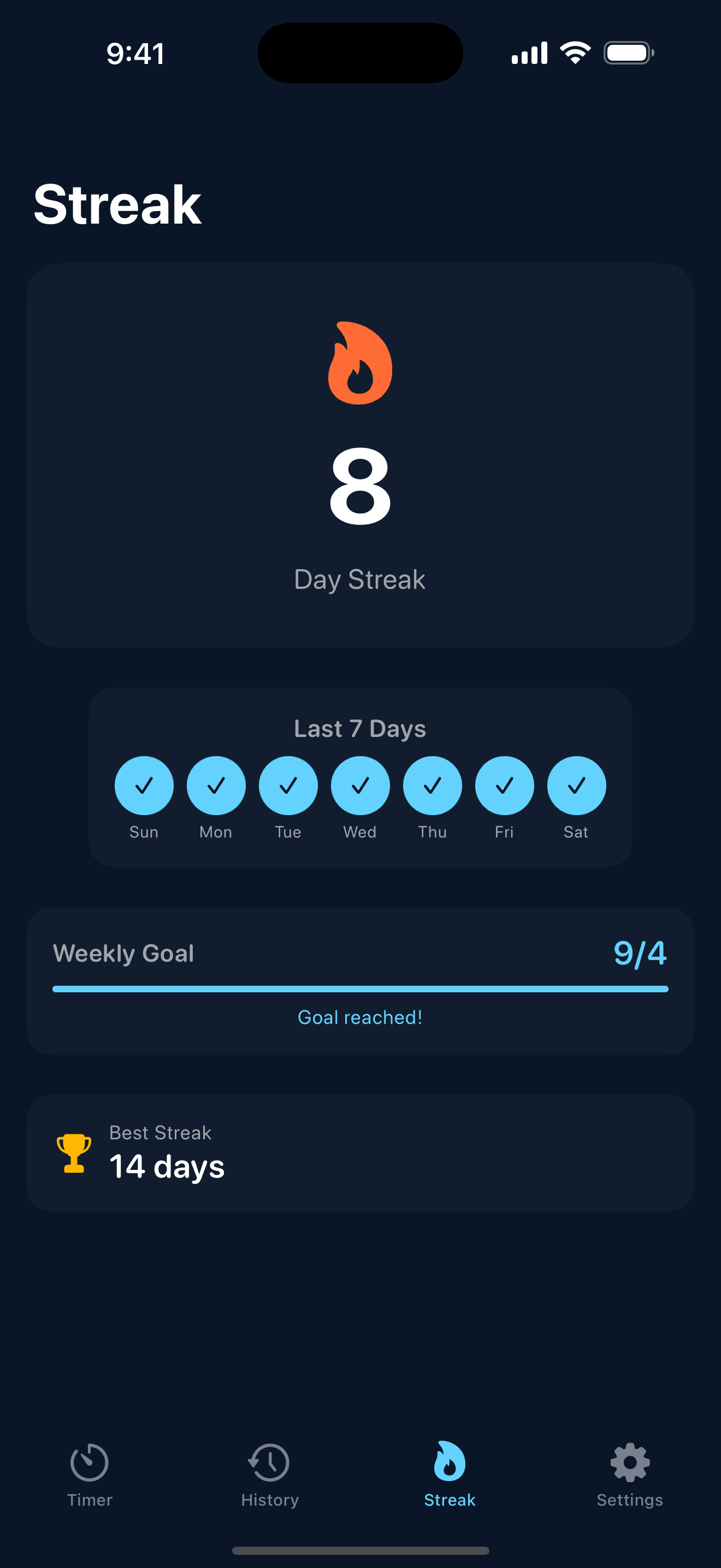 IceDip — Cold Plunge Timer screenshot 4