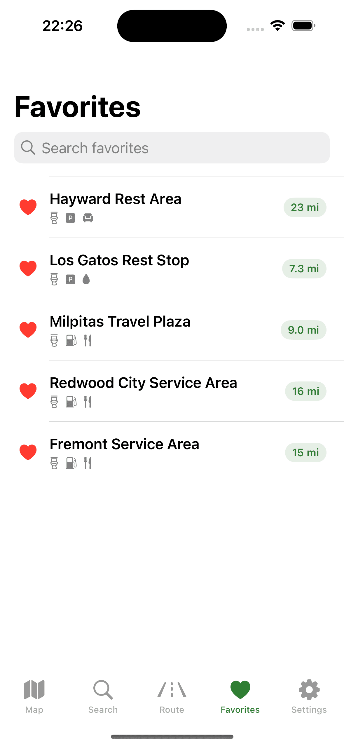 RestStop Finder screenshot 5